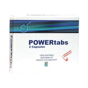 POWERtabs 2 gab. afrodiziaki POWERtabs 2 vnt. maisto papildas