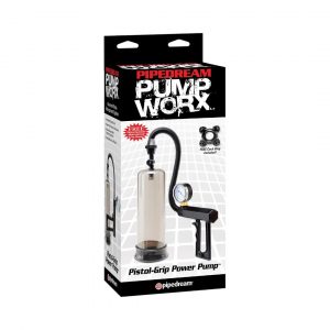 Pistol-Grip Power Pump dzimumlocekļa pompas 1 Pump Worx Pistol-Grip Power Pump – efektyvus sprendimas vyrų pasitikėjimui Pump Worx Pistol-Grip Power Pump yra aukštos kokybės penio pompa, sukurta vyrams, siekiantiems sustiprinti erekciją, padidinti pasitikėjimą savimi ir pagerinti kraujotaką intymiose srityse. Ši pompa pasižymi galingu ir patogiu „pistoletinio“ stiliaus rankiniu mechanizmu, kuris leidžia lengvai reguliuoti vakuumo lygį ir pasiekti norimus rezultatus. Kodėl verta rinktis Pump Worx Pistol-Grip Power Pump? Ši penio pompa yra puikus pasirinkimas vyrams, kurie siekia pagerinti savo seksualinę sveikatą ir pasitikėjimą savimi. Ji padeda padidinti kraujo tekėjimą į varpą, stiprindama erekciją ir skatindama didesnį dydį bei apimtį. Patogus naudojimas ir efektyvumas užtikrina, kad kiekviena sesija būtų saugi ir efektyvi. Pagrindinės savybės ir privalumai: Galingas pistoletinis mechanizmas: Leidžia lengvai kontroliuoti vakuumo stiprumą. Permatomas cilindras: Leidžia stebėti progresą kiekvienos sesijos metu. Minkštas silikoninis sandariklis: Užtikrina komfortą ir sandarumą vakuumo metu. Patogus spaudimo vožtuvas: Greitam oro išleidimui ir saugiam naudojimui. Universalus dydis: Tinka daugumai vartotojų ir suteikia pakankamai erdvės augimui. Pagalbinė priemonė: Naudojama kaip dalis seksualinės sveikatos rutinos. Kaip naudoti Pump Worx Pistol-Grip Power Pump? Paruošimas: Įsitikinkite, kad pompa ir sandariklis yra švarūs prieš naudojimą. Lubrikacija: Užtepkite vandens pagrindo lubrikantą ant varpos ir cilindro įėjimo, kad užtikrintumėte patogų naudojimą. Naudojimas: Įstatykite varpą į cilindrą ir pradėkite lėtai naudoti pistoletinio stiliaus rankenėlę, kad sukurtumėte vakuumą. Kontrolė: Stebėkite progresą per permatomą cilindrą ir sustokite, kai pasieksite norimą vakuumo lygį. Išleidimas: Naudokite spaudimo vožtuvą, kad greitai išleistumėte orą ir saugiai pašalintumėte prietaisą. Patarimai: Kiekviena sesija turėtų trukti ne ilgiau kaip 15–20 minučių. Pradėkite nuo žemo vakuumo lygio ir palaipsniui didinkite jį pagal savo komforto lygį. Valykite prietaisą po kiekvieno naudojimo, kad užtikrintumėte higieną ir ilgaamžiškumą. Kam skirta Pump Worx Pistol-Grip Power Pump? Vyrams, kurie nori sustiprinti savo erekciją ir pasitikėjimą savimi. Tiems, kurie siekia pagerinti kraujotaką ir seksualinę sveikatą. Norintiems patogaus, lengvai naudojamo ir efektyvaus vakuumo prietaiso. Kodėl Pump Worx Pistol-Grip Power Pump yra ypatinga? Galingas ir lengvai valdomas mechanizmas: Patogus pistoletinio tipo rankenėlės valdymas leidžia tiksliai kontroliuoti vakuumo stiprumą. Komfortas ir saugumas: Minkštas silikoninis sandariklis suteikia patogumą, o spaudimo vožtuvas užtikrina saugumą. Matomi rezultatai: Permatomas cilindras leidžia stebėti pažangą realiu laiku. Pump Worx Pistol-Grip Power Pump – padidinkite pasitikėjimą savimi ir mėgaukitės rezultatais Ši penio pompa yra patikima priemonė vyrams, norintiems sustiprinti savo seksualinę sveikatą ir pasiekti geresnių rezultatų. Su paprastu valdymu ir efektyviu veikimu, Pump Worx Pistol-Grip Power Pump yra puikus sprendimas kiekvienam vyrui. Kodėl verta įsigyti Pump Worx Pistol-Grip Power Pump? Galingas veikimas: Efektyviai didina kraujo tekėjimą ir skatina geresnę erekciją. Patogumas ir kontrolė: Ergonomiškas dizainas ir paprastas valdymas. Ilgaamžiškumas ir higiena: Aukštos kokybės medžiagos ir lengva priežiūra. Įsigykite Pump Worx Pistol-Grip Power Pump jau šiandien ir atraskite naują pasitikėjimo savimi lygį bei patobulintą seksualinę patirtį! Pump Worx Pistol-Grip Power Pump penio pompa