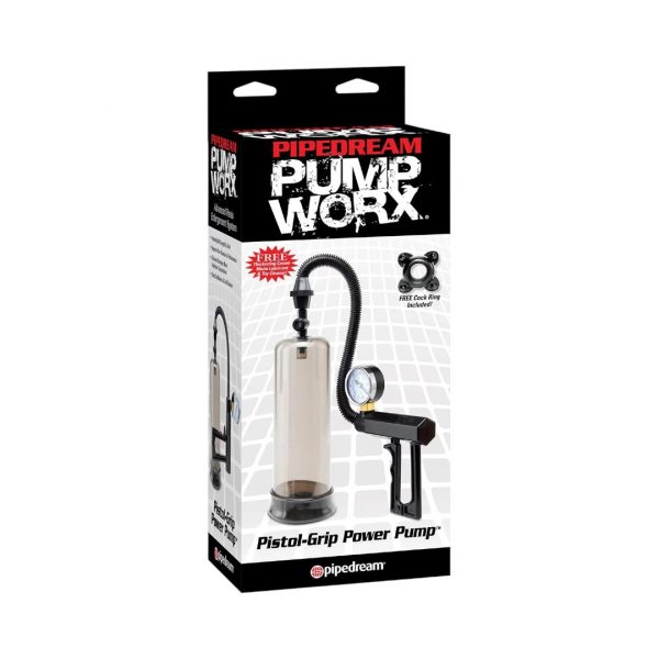 Pistol-Grip Power Pump dzimumlocekļa pompas 1 Pump Worx Pistol-Grip Power Pump – efektyvus sprendimas vyrų pasitikėjimui Pump Worx Pistol-Grip Power Pump yra aukštos kokybės penio pompa, sukurta vyrams, siekiantiems sustiprinti erekciją, padidinti pasitikėjimą savimi ir pagerinti kraujotaką intymiose srityse. Ši pompa pasižymi galingu ir patogiu „pistoletinio“ stiliaus rankiniu mechanizmu, kuris leidžia lengvai reguliuoti vakuumo lygį ir pasiekti norimus rezultatus. Kodėl verta rinktis Pump Worx Pistol-Grip Power Pump? Ši penio pompa yra puikus pasirinkimas vyrams, kurie siekia pagerinti savo seksualinę sveikatą ir pasitikėjimą savimi. Ji padeda padidinti kraujo tekėjimą į varpą, stiprindama erekciją ir skatindama didesnį dydį bei apimtį. Patogus naudojimas ir efektyvumas užtikrina, kad kiekviena sesija būtų saugi ir efektyvi. Pagrindinės savybės ir privalumai: Galingas pistoletinis mechanizmas: Leidžia lengvai kontroliuoti vakuumo stiprumą. Permatomas cilindras: Leidžia stebėti progresą kiekvienos sesijos metu. Minkštas silikoninis sandariklis: Užtikrina komfortą ir sandarumą vakuumo metu. Patogus spaudimo vožtuvas: Greitam oro išleidimui ir saugiam naudojimui. Universalus dydis: Tinka daugumai vartotojų ir suteikia pakankamai erdvės augimui. Pagalbinė priemonė: Naudojama kaip dalis seksualinės sveikatos rutinos. Kaip naudoti Pump Worx Pistol-Grip Power Pump? Paruošimas: Įsitikinkite, kad pompa ir sandariklis yra švarūs prieš naudojimą. Lubrikacija: Užtepkite vandens pagrindo lubrikantą ant varpos ir cilindro įėjimo, kad užtikrintumėte patogų naudojimą. Naudojimas: Įstatykite varpą į cilindrą ir pradėkite lėtai naudoti pistoletinio stiliaus rankenėlę, kad sukurtumėte vakuumą. Kontrolė: Stebėkite progresą per permatomą cilindrą ir sustokite, kai pasieksite norimą vakuumo lygį. Išleidimas: Naudokite spaudimo vožtuvą, kad greitai išleistumėte orą ir saugiai pašalintumėte prietaisą. Patarimai: Kiekviena sesija turėtų trukti ne ilgiau kaip 15–20 minučių. Pradėkite nuo žemo vakuumo lygio ir palaipsniui didinkite jį pagal savo komforto lygį. Valykite prietaisą po kiekvieno naudojimo, kad užtikrintumėte higieną ir ilgaamžiškumą. Kam skirta Pump Worx Pistol-Grip Power Pump? Vyrams, kurie nori sustiprinti savo erekciją ir pasitikėjimą savimi. Tiems, kurie siekia pagerinti kraujotaką ir seksualinę sveikatą. Norintiems patogaus, lengvai naudojamo ir efektyvaus vakuumo prietaiso. Kodėl Pump Worx Pistol-Grip Power Pump yra ypatinga? Galingas ir lengvai valdomas mechanizmas: Patogus pistoletinio tipo rankenėlės valdymas leidžia tiksliai kontroliuoti vakuumo stiprumą. Komfortas ir saugumas: Minkštas silikoninis sandariklis suteikia patogumą, o spaudimo vožtuvas užtikrina saugumą. Matomi rezultatai: Permatomas cilindras leidžia stebėti pažangą realiu laiku. Pump Worx Pistol-Grip Power Pump – padidinkite pasitikėjimą savimi ir mėgaukitės rezultatais Ši penio pompa yra patikima priemonė vyrams, norintiems sustiprinti savo seksualinę sveikatą ir pasiekti geresnių rezultatų. Su paprastu valdymu ir efektyviu veikimu, Pump Worx Pistol-Grip Power Pump yra puikus sprendimas kiekvienam vyrui. Kodėl verta įsigyti Pump Worx Pistol-Grip Power Pump? Galingas veikimas: Efektyviai didina kraujo tekėjimą ir skatina geresnę erekciją. Patogumas ir kontrolė: Ergonomiškas dizainas ir paprastas valdymas. Ilgaamžiškumas ir higiena: Aukštos kokybės medžiagos ir lengva priežiūra. Įsigykite Pump Worx Pistol-Grip Power Pump jau šiandien ir atraskite naują pasitikėjimo savimi lygį bei patobulintą seksualinę patirtį! Pump Worx Pistol-Grip Power Pump penio pompa