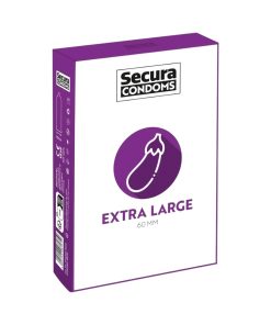 Extra Large prezervatīvi Secura Extra Large prezervatyvas