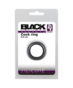 Cock Ring klasiskie dzimumlocekļa gredzeni Black Velvets Cock Ring penio žiedas