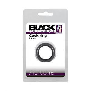 Cock Ring klasiskie dzimumlocekļa gredzeni 1 Black Velvets Cock Ring penio žiedas