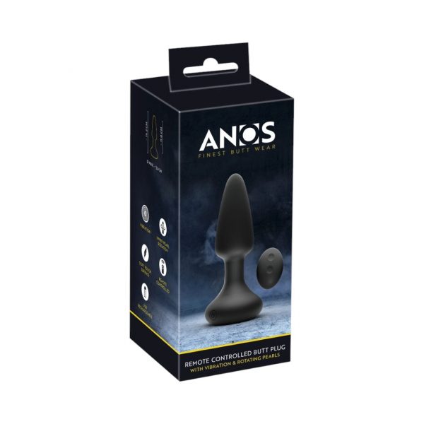 Remote Controlled Butt Plug anālie rotaļlietas 1 Anos Remote Controlled Butt Plug analinis kaištis