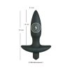 Black Velvets Vibrating Plug Small vibruojantis analinis kaištis