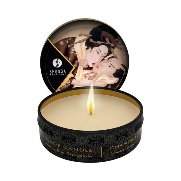 Mini Massage Candle Chocolate 30 ml citi Shunga Mini Massage Candle Chocolate 30 ml masažinė žvakė