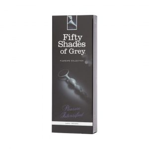 Pleasure Intensified Anal Beads anālie rotaļlietas 1 Fifty Shades of Grey Pleasure Intensified Anal Beads analiniai kamuoliukai