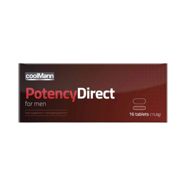 Potency Direct 16 gab. afrodiziaki CoolMann Potency Direct 16 vnt. maisto papildas