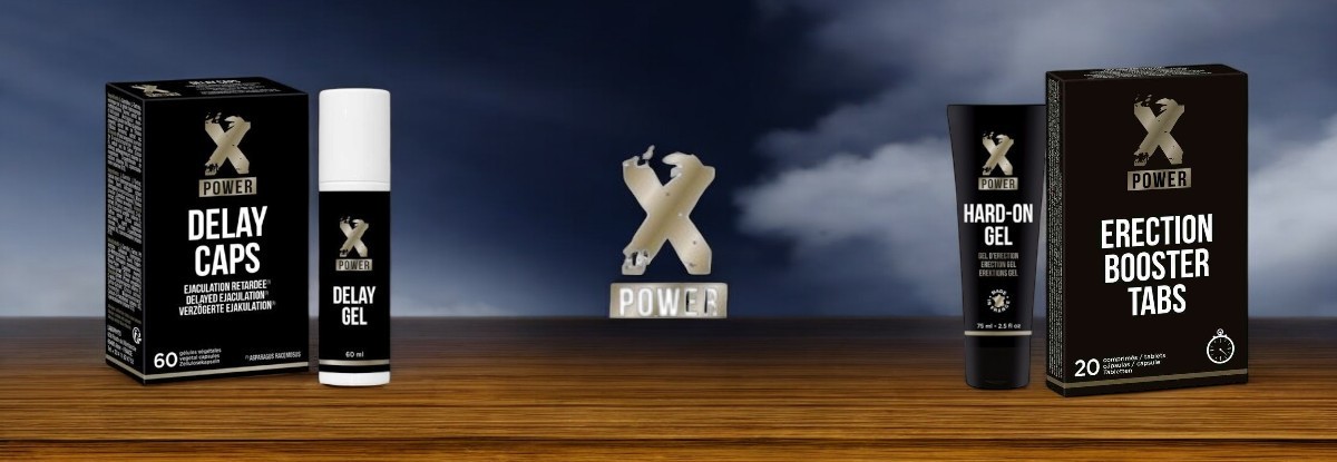 Delay Caps afrodiziaki X Power prekės ženklo puslapio iliustracija Delay Caps afrodiziaki X Power prekės ženklo puslapio iliustracija