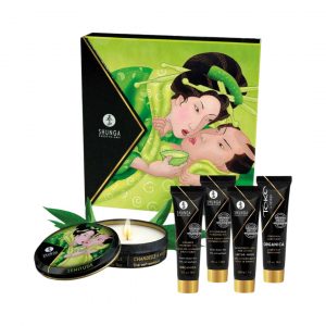 Geisha Exotic Green Tea stimulējošie krēmi sievietēm 1 Shunga Geisha Exotic Green Tea 5 daliu rinkinys