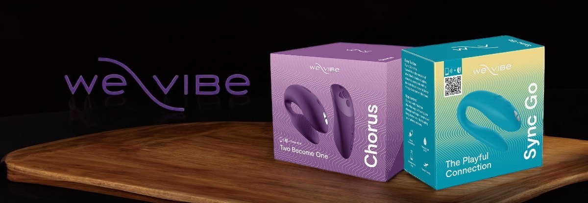 Match pāru vibratori We-Vibe prekės ženklo puslapio iliustracija