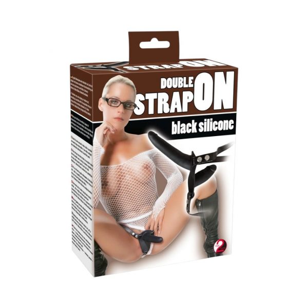 Double Strap On dildo, fallo imitatori 1 You2Toys Double Strap On dvigubas dildo