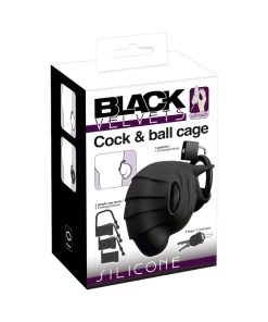Cock & ball cage bdsm & fetish Black Velvets Cock & ball cage skaistybės diržas