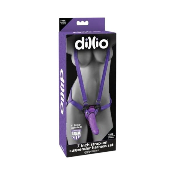 Dillio 7 Strap-On Suspender Harness Set strap on 1 Dillio 7 Strap-On Suspender Harness Set dildo su diržais