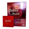 Prezervatyvai Durex Feel Thin Extra Lubricated 24 vnt.