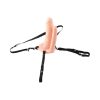 Fetish Fantasy 6 Double Hollow Strap-On dvigubas vibruojantis dildo