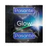 Glow In The Dark pasante prezervatīvi 1 Pasante Glow In The Dark prezervatyvai