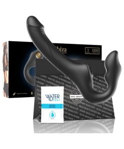 Strap-On With Anal Stimulator bezjostu strap on Ibiza Remote Control Strapless Vibrator bejuostis dildo