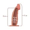Intense Hollow Strap-on 18 cm tuščiaviduris dildo