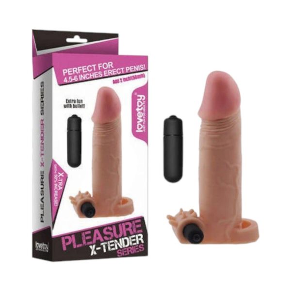 Lovetoy Pleasure X-tender Series vibrējošie dzimumlocekļa uzmavas 1 Lovetoy Pleasure X-tender Series penio mova