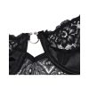 SUBBLIME Corset And Belt Black korsetinis bodis