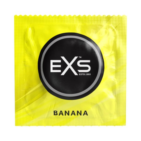 Banana exs prezervatīvi EXS Banana prezervatyvai