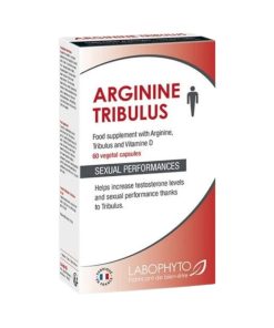 Arginine Tribulus 60 kaps. potences un erekcijas uzlabošanai Arginine Tribulus 60 kaps. maisto papildas vyrams