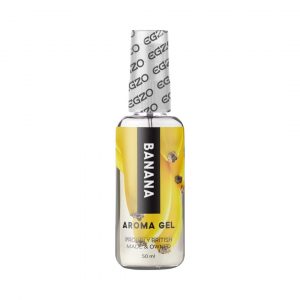 Aroma Gel Banana orālie lubrikanti Egzo Aroma Gel Banana oralinis lubrikantas