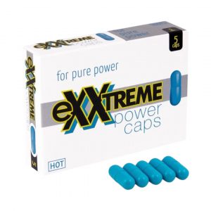 Exxtreme Power Caps 5 gab. potences un erekcijas uzlabošanai 2 Exxtreme Power Caps 5 vnt. maisto papildas vyrams