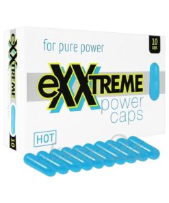 Exxtreme Power Caps 10 gab. potences un erekcijas uzlabošanai Exxtreme Power Caps 10 vnt. maisto paildas vyrams