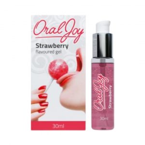Oral Joy Strawberry orālie lubrikanti Oral Joy Strawberry oralinis gelis