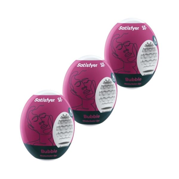Bubble Masturbator Eggs kabatas vagīnas 1 Satisfyer Bubble Masturbator Eggs kiseninis masturbatorius