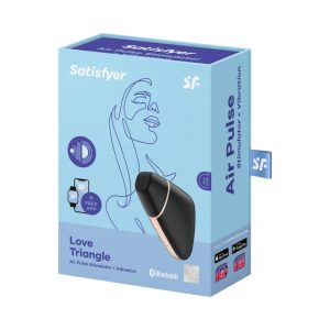 Love Triangle klitora stimulētāji 1 Satisfyer Love Triangle klitorio stimuliatorius