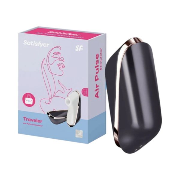Traveler Air Pulse klitora stimulētāji 1 Satisfyer Traveler klitorio stimuliatorius