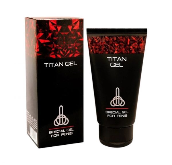 Titan Gel krēmi erekcijas stiprināšanai Titan Gel stimuliuojantis gelis