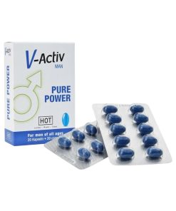 V-Activ Man Pure Power afrodiziaki HOT V-Activ Man Pure Power maisto papildas vyrams