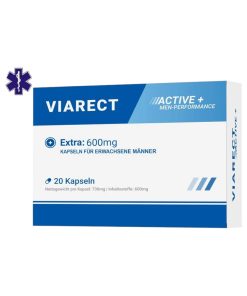 Viarect Active + Men-Performance afrodiziaki Viarect Active + Men-Performance 20 kaps. maisto papildas
