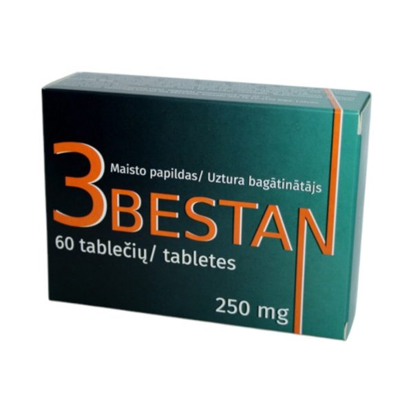 3Bestan 60 tab. potences un erekcijas uzlabošanai 3Bestan 60 tab. maisto papildas vyrams