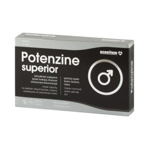 Aconitum Potenzine Superior 30 tab. potences un erekcijas uzlabošanai Aconitum Potenzine Superior 30 tab. maisto papildas