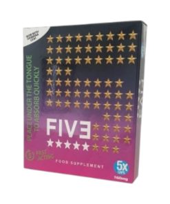Five Fast Acting 5 tab. potences un erekcijas uzlabošanai Five Fast Acting 5 tab. maisto papildas