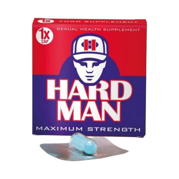 Hard Man 1 gab. potences un erekcijas uzlabošanai Hard Man 1 vnt. maisto papildas vyrams
