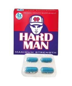 HARD MAN 4 gab. potences un erekcijas uzlabošanai HARD MAN 4 vnt. maisto papildas vyrams