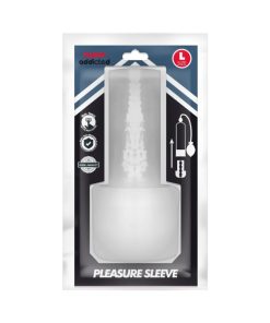 Pumped Addicted Pleasure Sleeve masturbatori Pumped Addicted Pleasure Sleeve masturbatoriaus mova