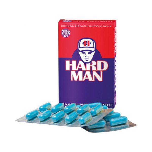 Hard Man 20 gab. potences un erekcijas uzlabošanai Hard Man 20 vnt maisto papildas