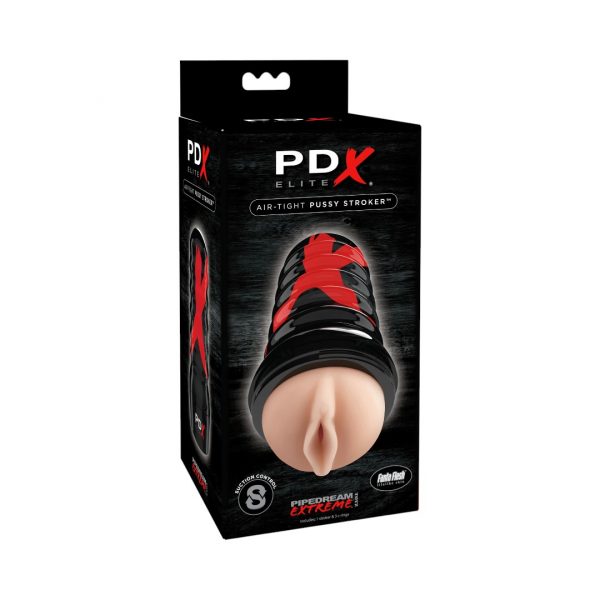 Air-Tight Pussy Stroker vaginālie masturbatori 1 PDX Elite Air-Tight Pussy Stroker masturbatorius