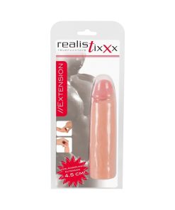 Extension 4,5 cm gredzeni un uzmavas Realistixxx Extension 4,5 cm penio mova