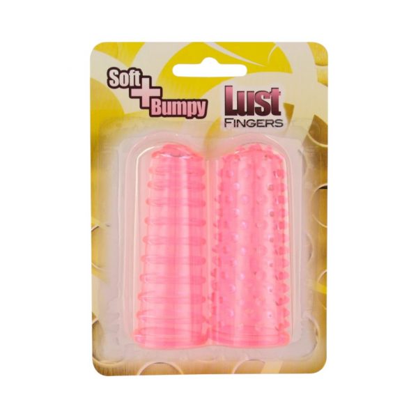Soft & Bumpy Lust Fingers gredzeni un uzmavas 1 Soft & Bumpy Lust Fingers stimuliuojantys antpirsciai