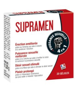 Supramen 20 gab. potences un erekcijas uzlabošanai Supramen 20 vnt. maisto papildas