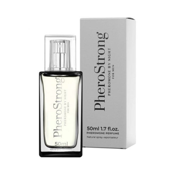 Pheromone Perfume By Night For Men 50 ml kosmētika PHEROSTRONG - PHEROMONE PERFUME BY NIGHT FOR MEN 50 ML FEROMONAI VYRAMS