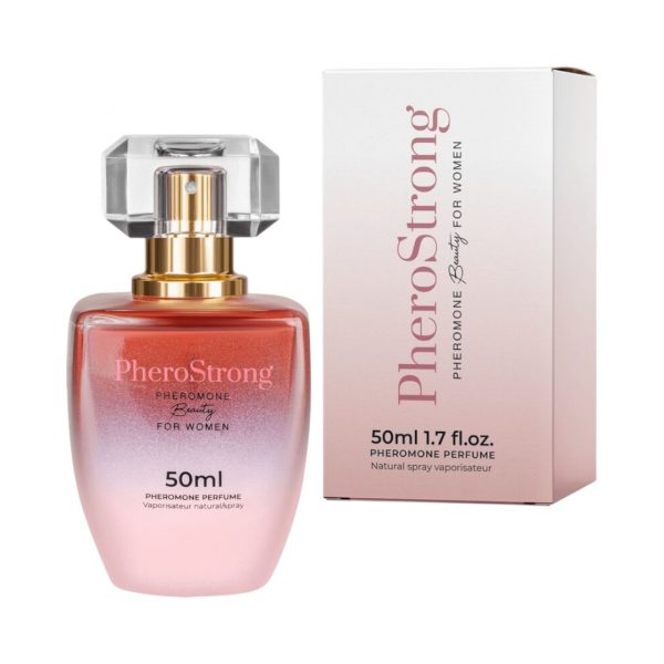 Pheromone Perfume Beauty For Woman feromoni sievietēm PHEROSTRONG - PREROMONE PERFUME BEAUTY FOR WOMAN 50 ML feromoniniai kvepalai