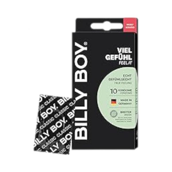 Feel It 10 gab. billy boy prezervatīvi Blilly Boy Feel It 10 vnt. prezervatyvų dėžutė
